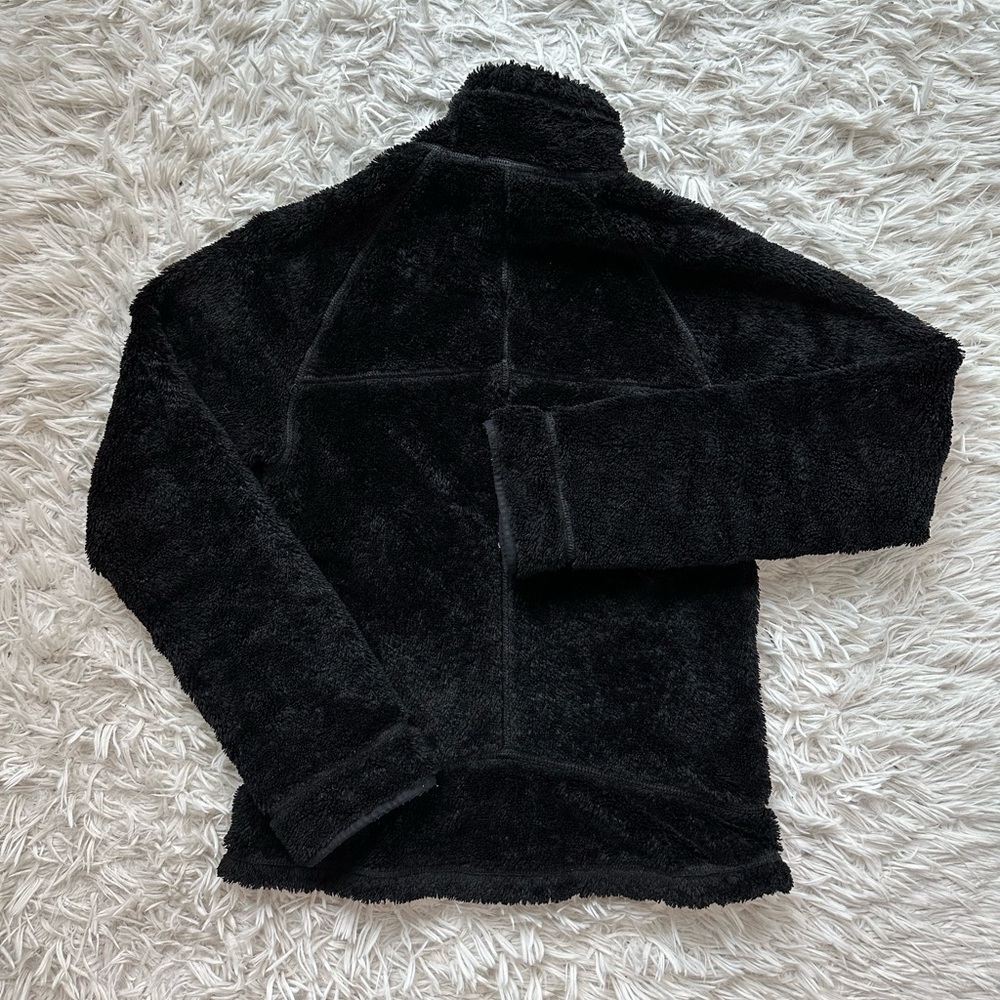 Patagonia Women’s Reversible Soft Fleece Black Jacket Size Small - Picture 3 of 5